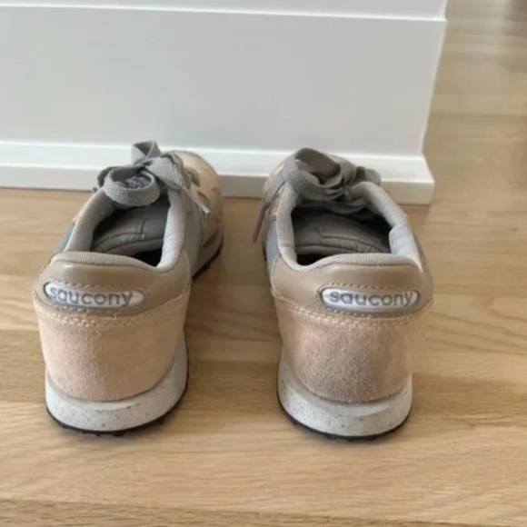 Pink and Gray Madewell x Saucony Sneakers [Size 7]